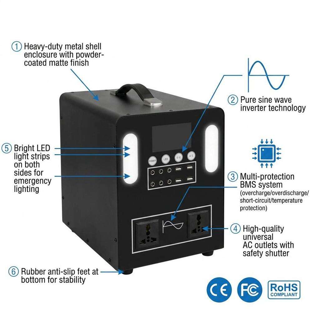 500W Portable Power Station 1c0b0a3787ec