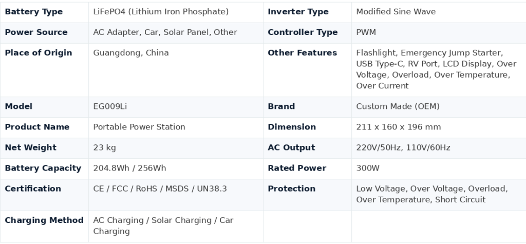 Technical Specifications