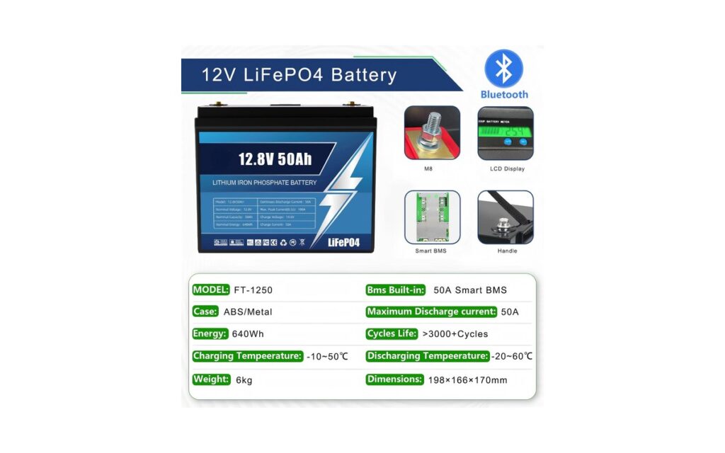 12V50AH Lithium Battery