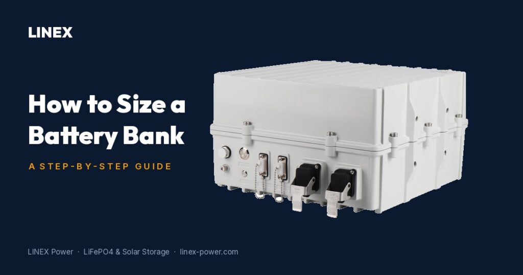 How to Size a Lithium Battery Bank: Ah, kWh and Depth of Discharge, Explained