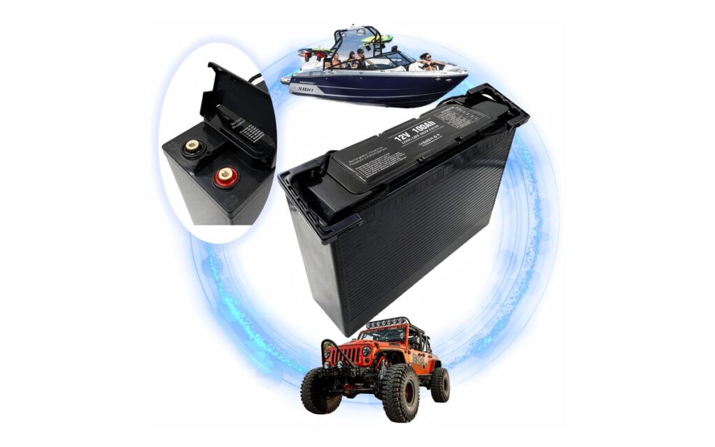 Thin 12V100AH Lithium Battery
