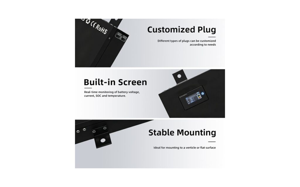 Ultra Slim 12V100AH Lithium Battery