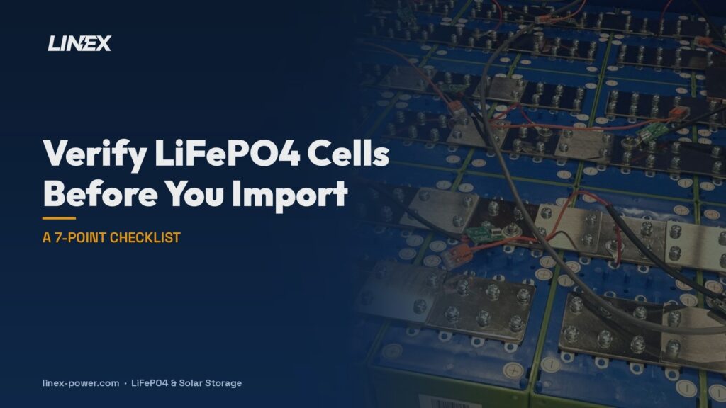 Prismatic LiFePO4 cells and busbars inside a battery pack