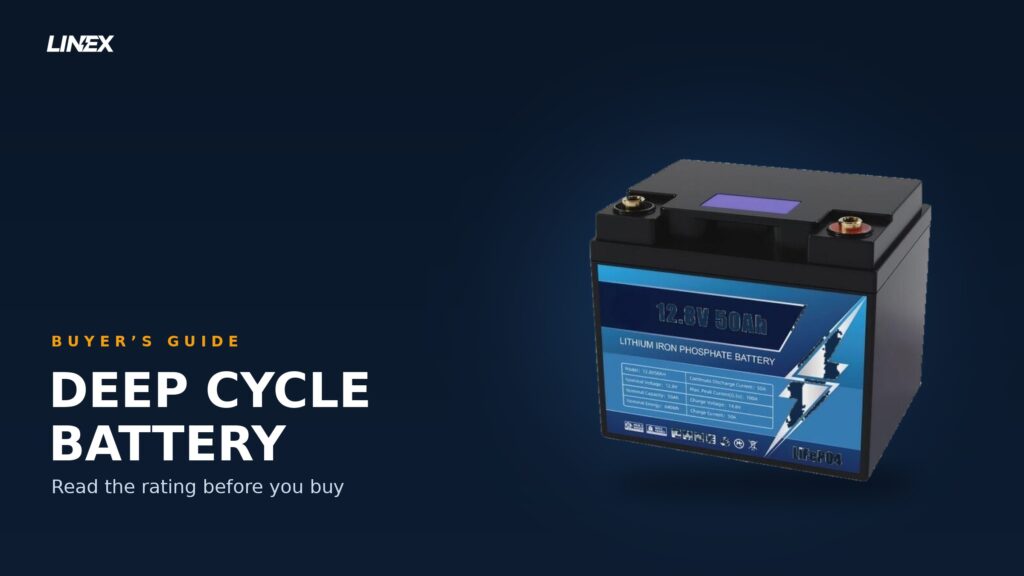 12.8V 50Ah LiFePO4 battery label