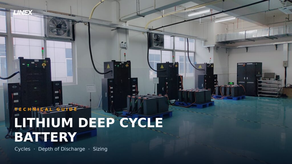 Battery modules in an energy storage test facility