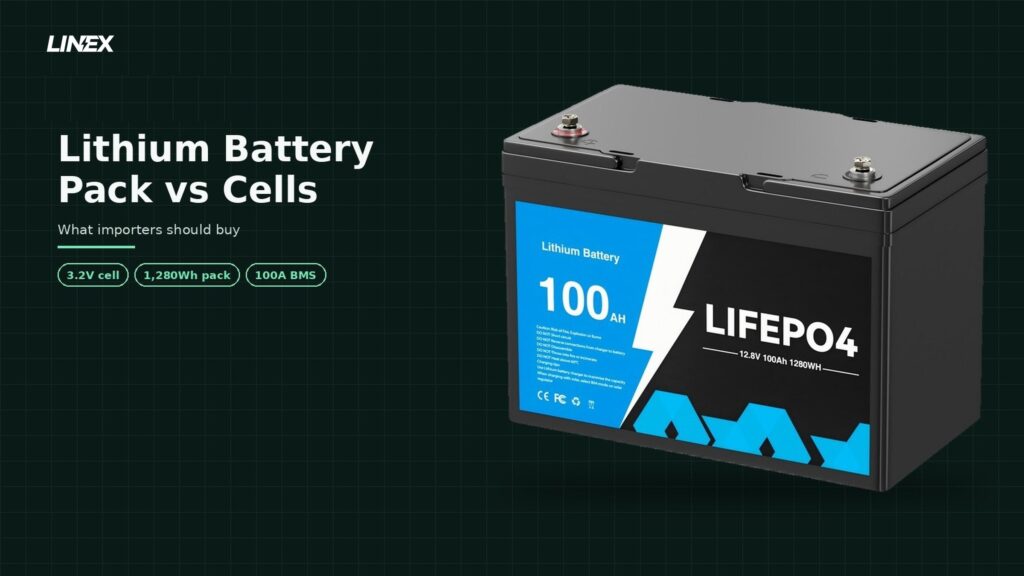 LiFePO4 battery pack compared with individual cells
